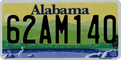 AL license plate 62AM140