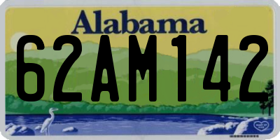 AL license plate 62AM142