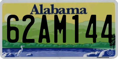 AL license plate 62AM144