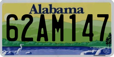 AL license plate 62AM147