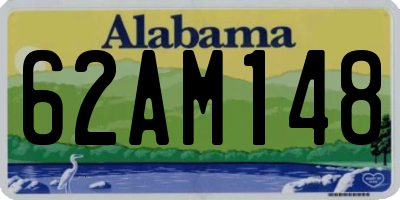 AL license plate 62AM148