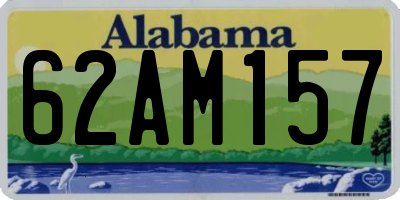 AL license plate 62AM157