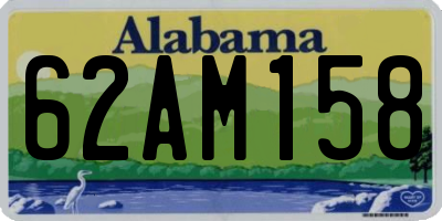 AL license plate 62AM158