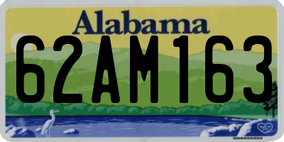 AL license plate 62AM163