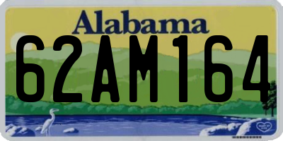 AL license plate 62AM164