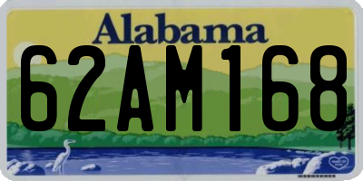AL license plate 62AM168