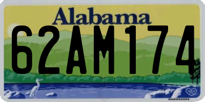 AL license plate 62AM174