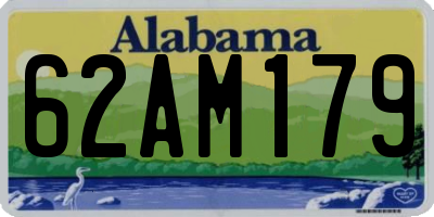 AL license plate 62AM179