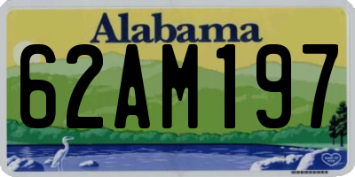 AL license plate 62AM197