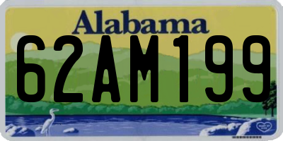 AL license plate 62AM199