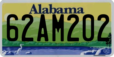 AL license plate 62AM202