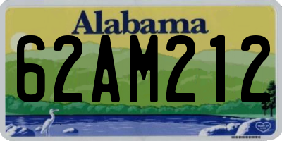 AL license plate 62AM212