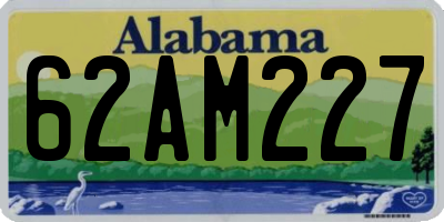 AL license plate 62AM227