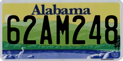 AL license plate 62AM248