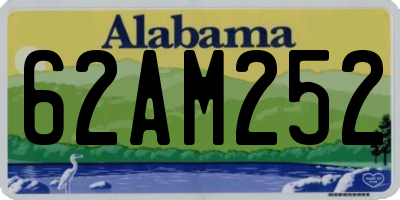 AL license plate 62AM252
