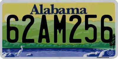 AL license plate 62AM256