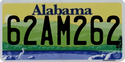 AL license plate 62AM262