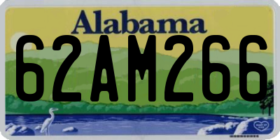 AL license plate 62AM266