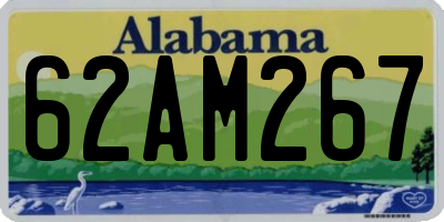 AL license plate 62AM267
