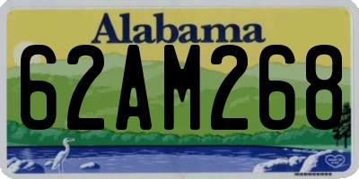 AL license plate 62AM268