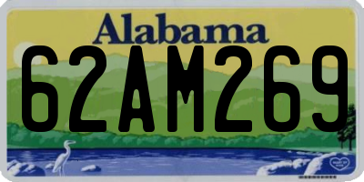 AL license plate 62AM269