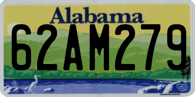 AL license plate 62AM279