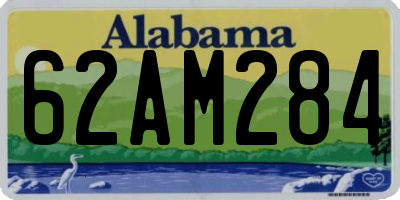 AL license plate 62AM284
