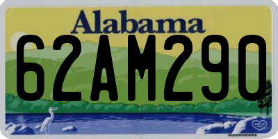 AL license plate 62AM290