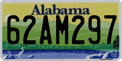 AL license plate 62AM297