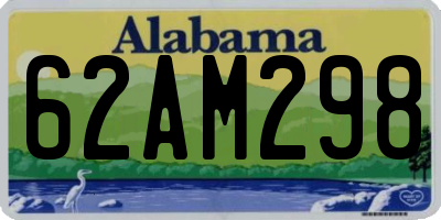 AL license plate 62AM298