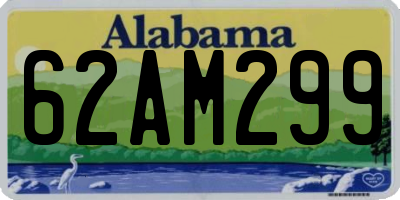 AL license plate 62AM299