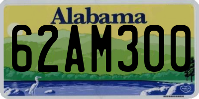 AL license plate 62AM300