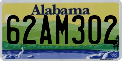 AL license plate 62AM302
