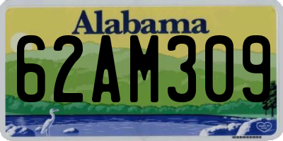 AL license plate 62AM309