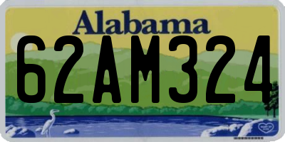 AL license plate 62AM324