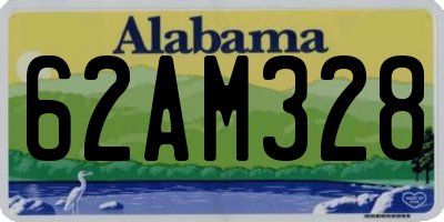 AL license plate 62AM328
