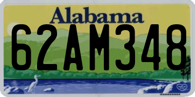 AL license plate 62AM348