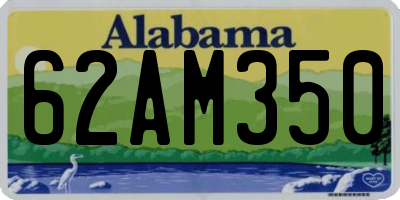AL license plate 62AM350