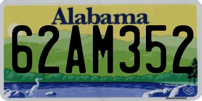 AL license plate 62AM352