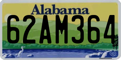 AL license plate 62AM364