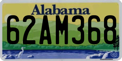 AL license plate 62AM368