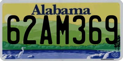 AL license plate 62AM369