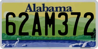 AL license plate 62AM372