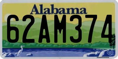 AL license plate 62AM374