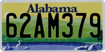 AL license plate 62AM379