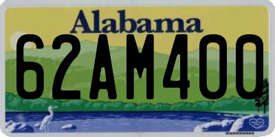 AL license plate 62AM400