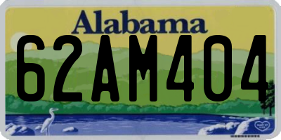 AL license plate 62AM404