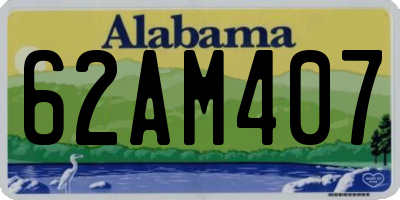 AL license plate 62AM407