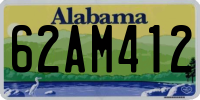 AL license plate 62AM412