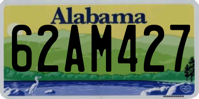 AL license plate 62AM427